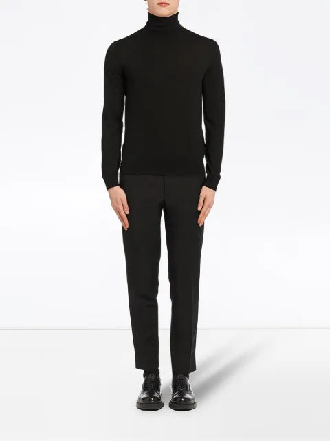 Prada roll-neck wool jumper