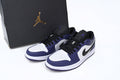 Jordan 1 Low Court Purple White Reps Sneaker 553558-500