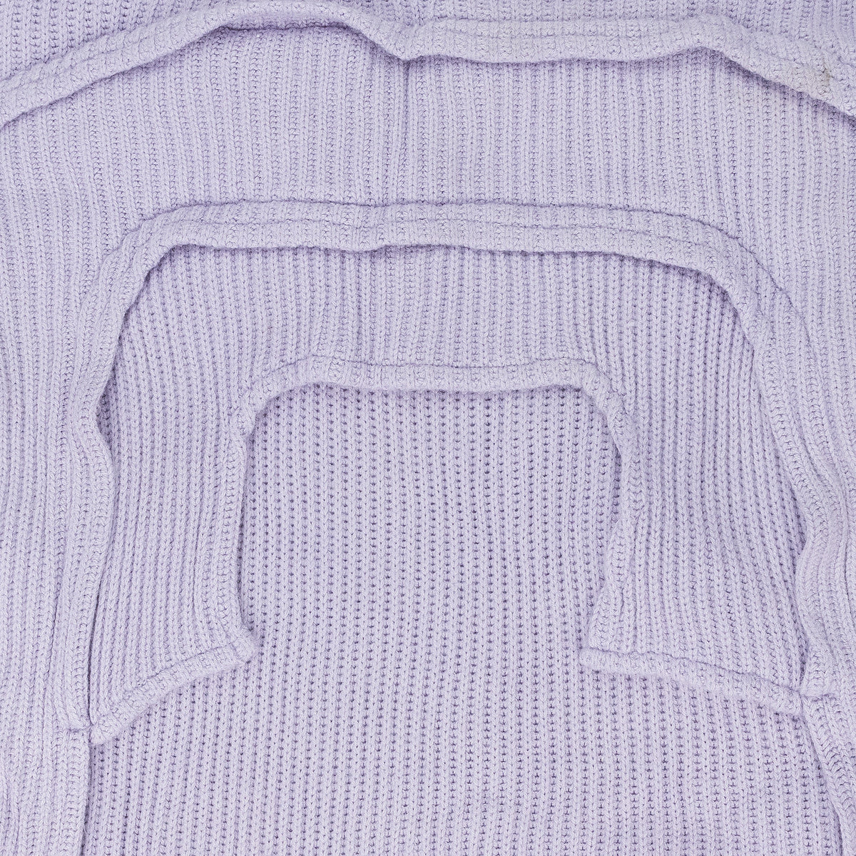 PURPLE ARC WOVEN SWEATER