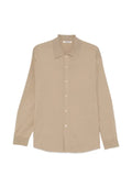 Auralee washed finx twill slim shirt