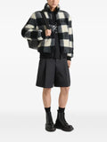 Givenchy checked fleece jacket
