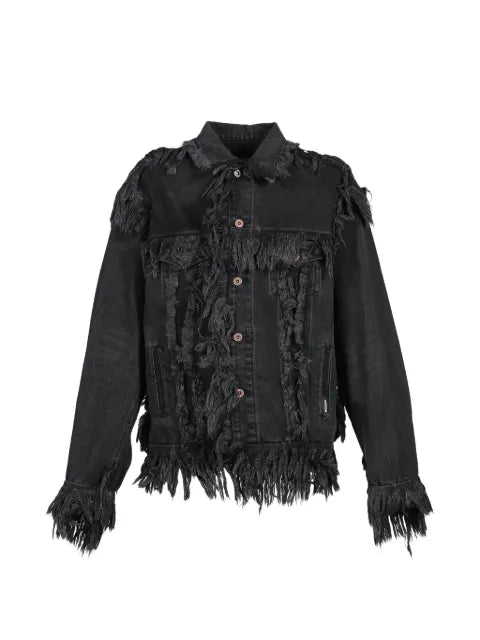 We11done raw-edge denim jacket