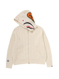A BATHING APE® Shark cable-knit hoodie