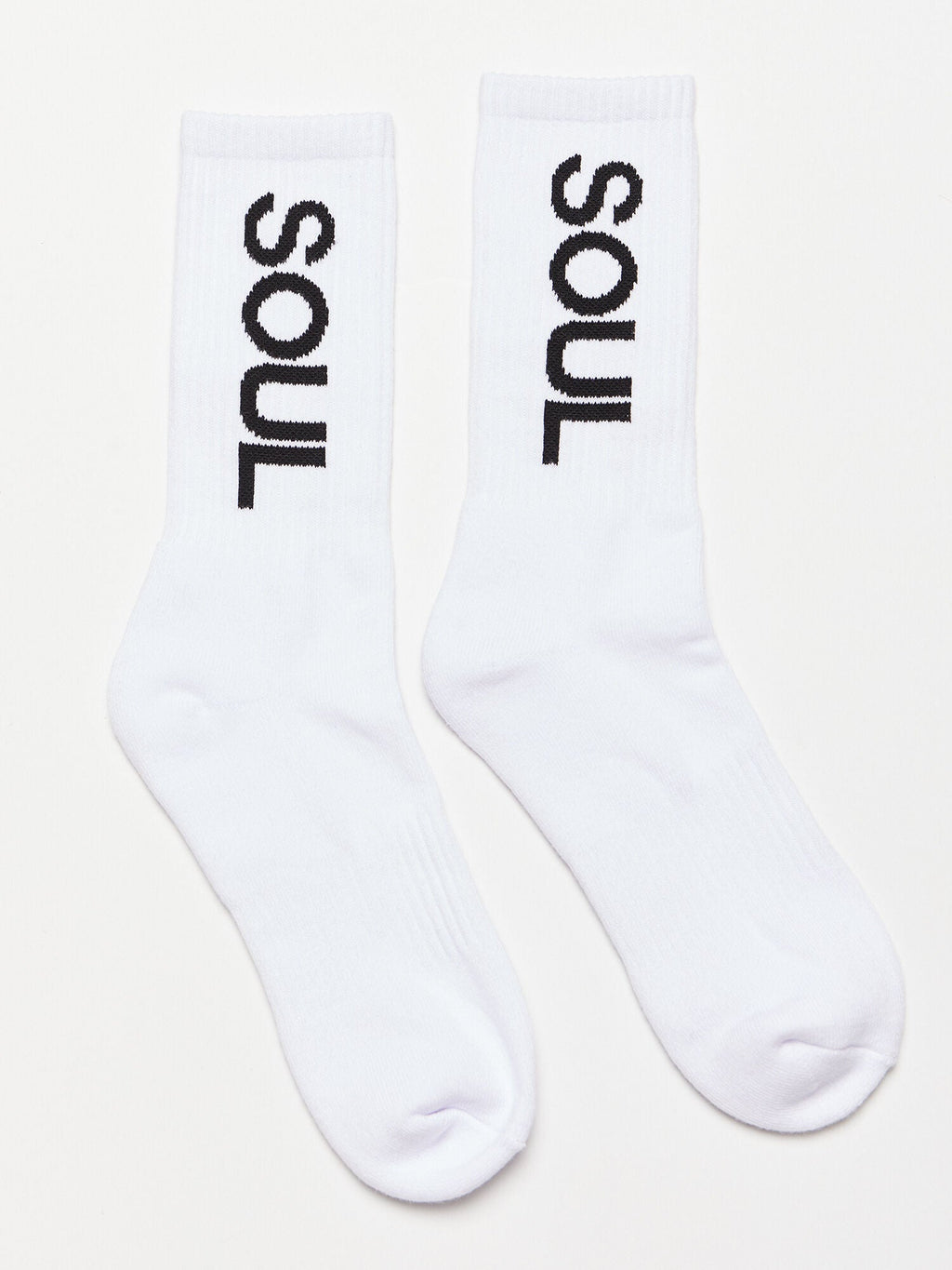 WHITE CALF SOCK