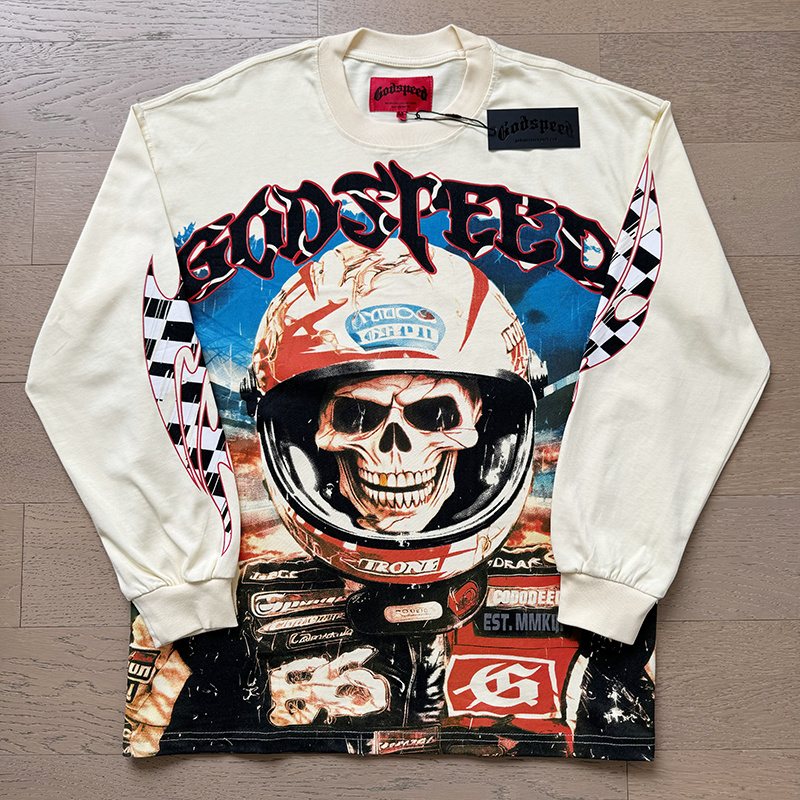 Godspeed Out of Many One Graphic Long-Sleeve T-Shirt