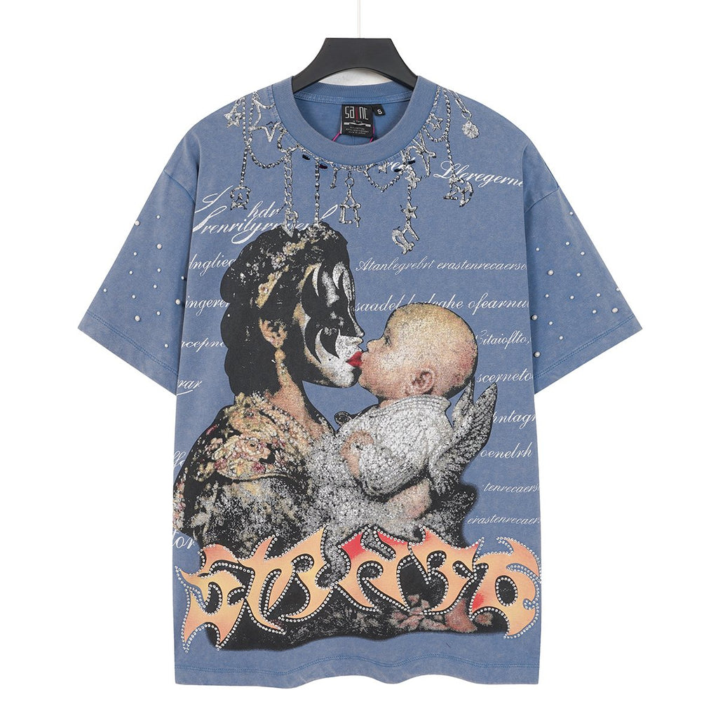 SAINT Washed Rock Graphic Short-Sleeve T-Shirt