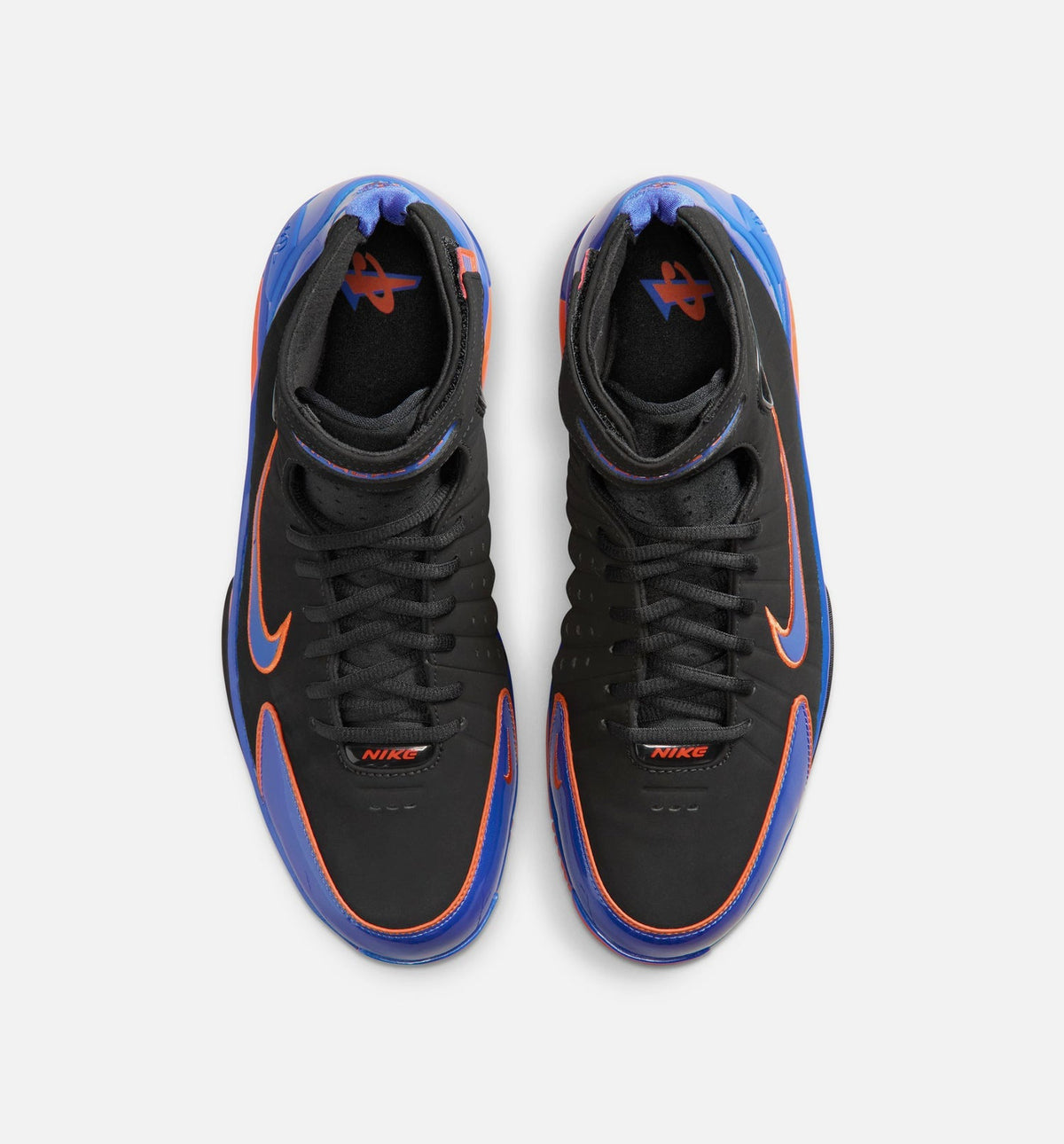 Air Zoom Huarache 2K4 Penny Hardaway - Men's Basketball Shoe (Black/Varsity Royal/Safety Orange)
